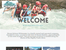 Tablet Screenshot of mountrobsonwhitewater.com